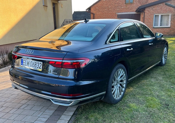 Audi A8 cena 229000 przebieg: 205600, rok produkcji 2017 z Tarnowskie Góry małe 667